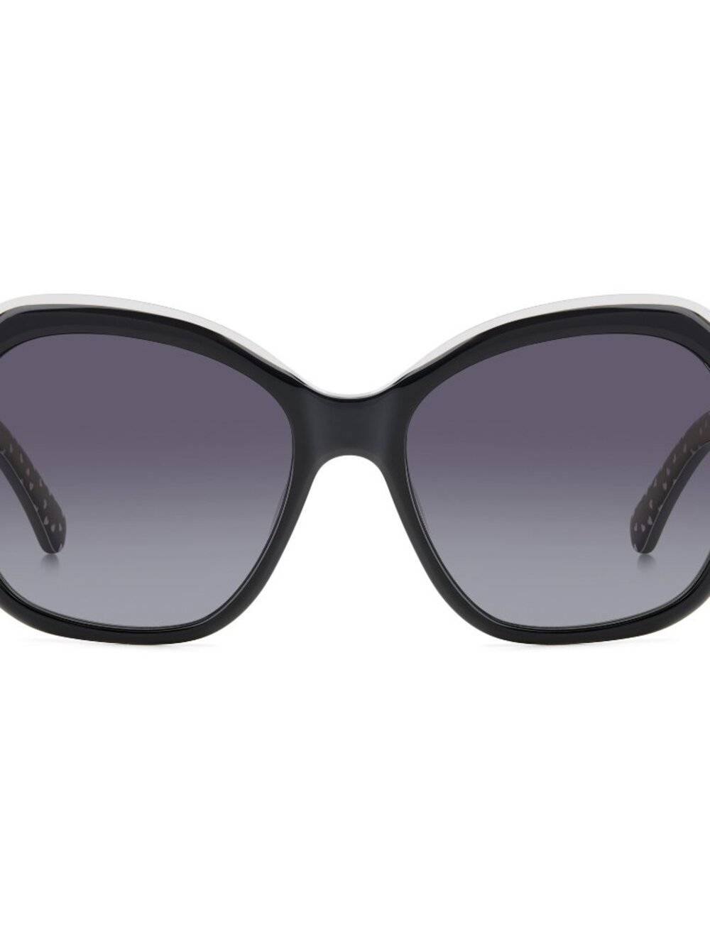 NEW KATE SPADE LOTTIE/G/S 0807WJ BLACK GREY POLARIZED AUTHENTIC SUNGLASSES - Picture 3 of 6